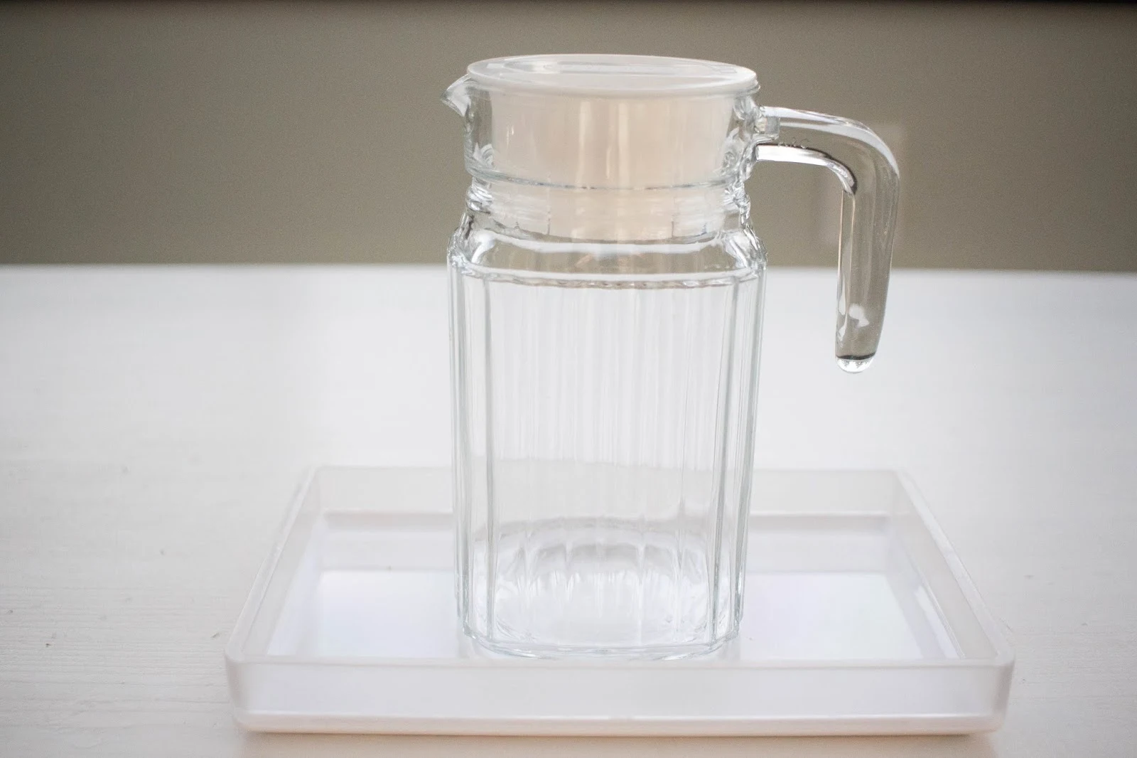 Making water available - pitcher options for a Montessori home.