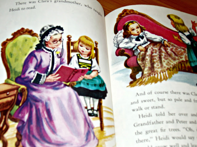Vintage Books For The Very Young Heidi 2 Picture Book Versions 