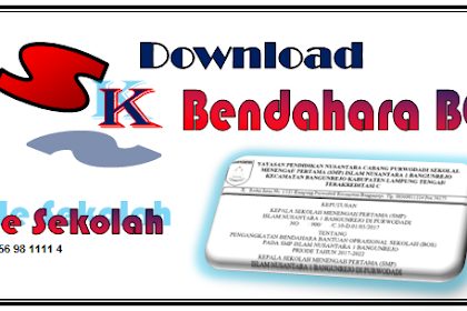 Download SK Bendahara BOS Tahun 2022/2023 Terbaru Jos