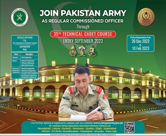 Pakistan Army New Jobs 2023
