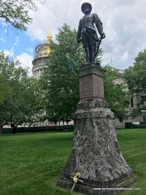 General Stonewall Jackson statue at the West Virginia State Capitol in Charleston