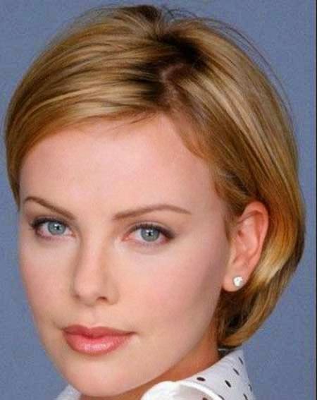 Short Haircuts For Thin Straight Hair Oval Face