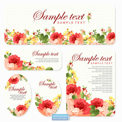 Nền đồ họa hoa đẹp floral vector 4349