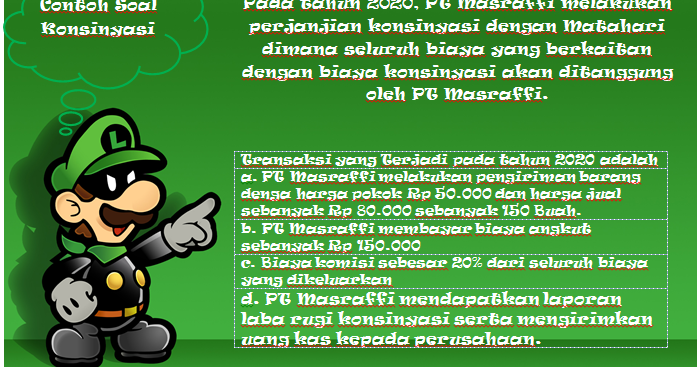  Contoh  Soal  Penjualan Konsinyasi dalam Kehidupan Sehari 