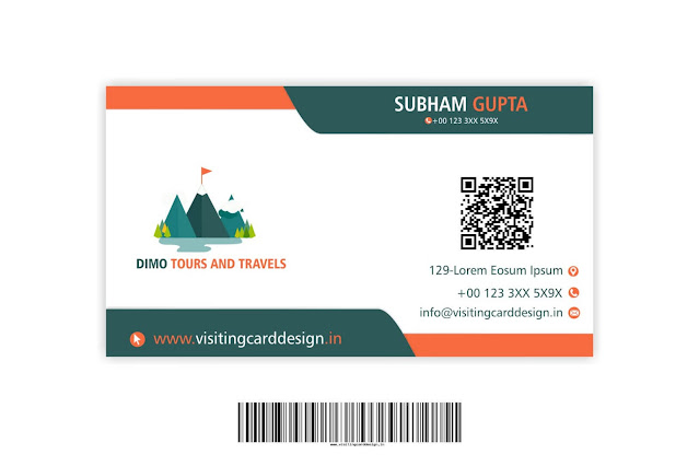 Travels Visiting Card Design in Corel Draw