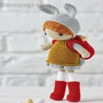 PATRON GRATIS MUÑECA CONEJO AMIGURUMI 20953