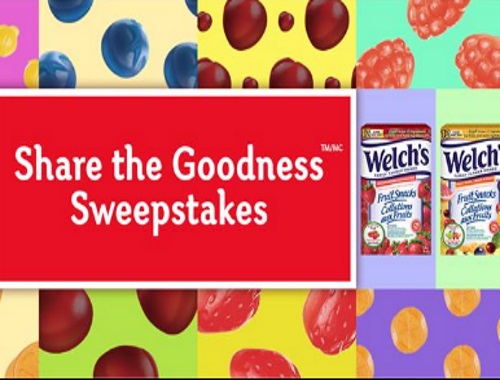 Welch's Share The Goodness Sweepstakes