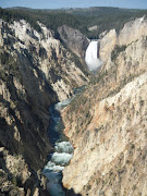 Lower falls of The Canyon of the Yellowstone (dscn )