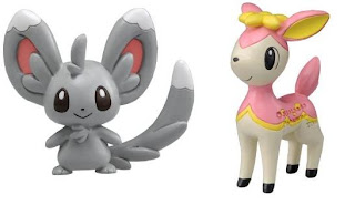 Pokemon Figure Tomy MC Minccino Deerling