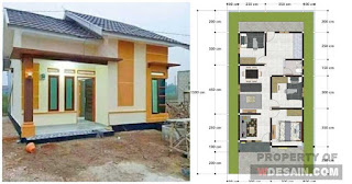 Gambar Rumah Minimalis Ukuran 6x11 3 Kamar Tidur