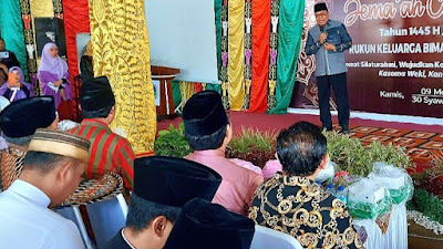 Hadiri Halal Bil Halal Warga Bima Pulau Lombok, PJ Gubernur Optimis Sekretariat RKB Bisa Rampung Dalam 1 Tahun
