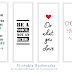 free printable inspirational quote bookmarks the cottage - free printable inspirational quote bookmarks the cottage