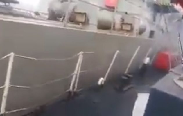 ΙΜΙΑ: Καρέ καρέ σε βίντεο το επεισόδιο μεταξύ της κανονιοφόρου ΝΙΚΗΦΟΡΟΣ και τουρκικού σκάφους!