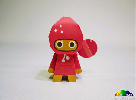 Strawberry Cookie Papercraft