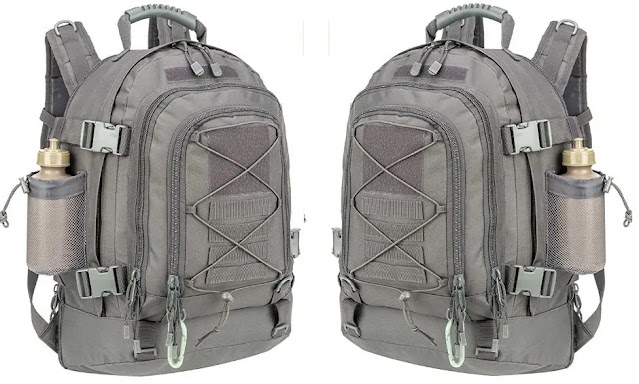 6- ARMYCAMOUSA Expandable Tactical Backpack Military