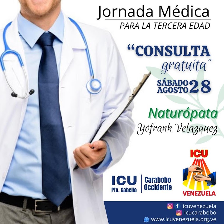 Jornada médica para la tercera edad. Consulta Gratuita en Pto. Cabello