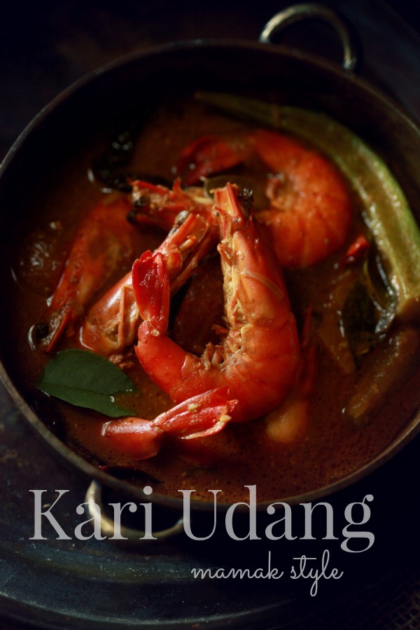 Kari Udang Mamak Style - masam manis