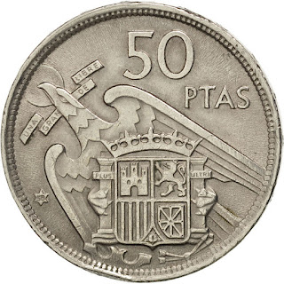 Spanish Coins 50 Pesetas