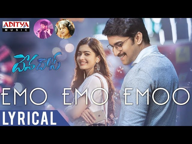 Emo Emo Emoo  Song Lyrics - Devadas |Nagarjuna |Nani |Rashmika |Mani Sharma