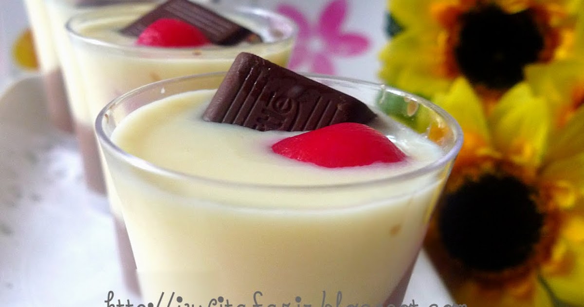 Juwita Fariz and Family: Puding Coklat Sos Kastad