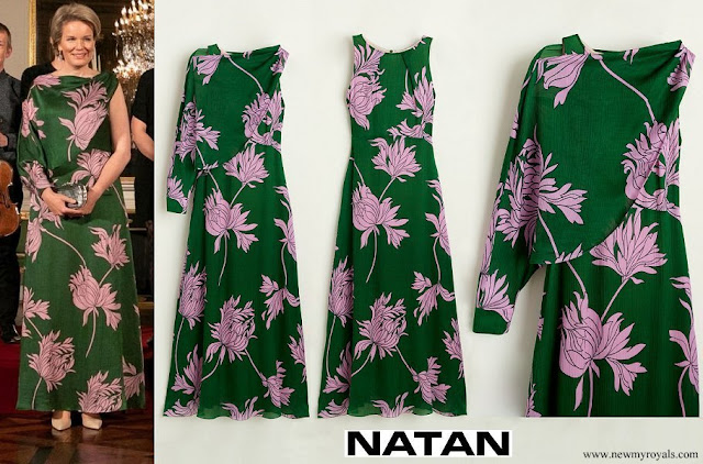 Queen Mathilde wore Natan Rio Long Dress