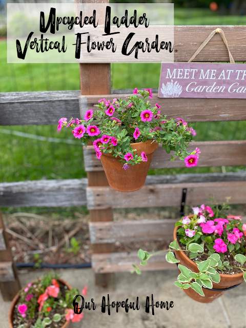 calibrachoa terra cotta pots vertical flower garden