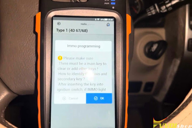 Xhorse FT OBD Tool Program Toyota 4D Remote Key 7