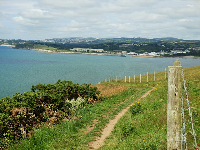 Cornwall's coastal path near Polkerris