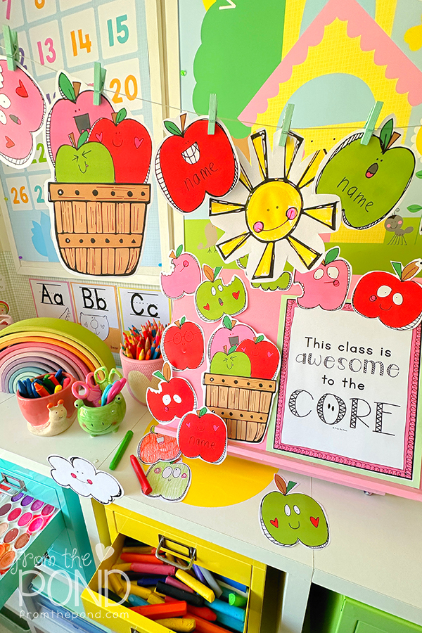 apple classroom decor