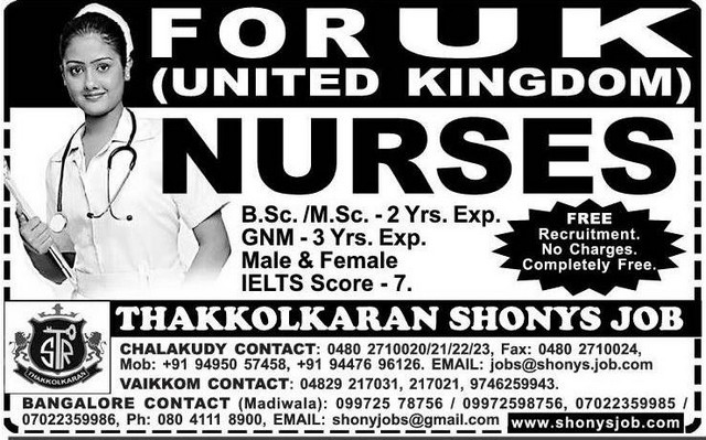 Nurses for UK & Ireland