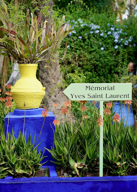 YVES SAINT LAURENT JARDIN MAJORELLE, MARRAKECH MOROCCO