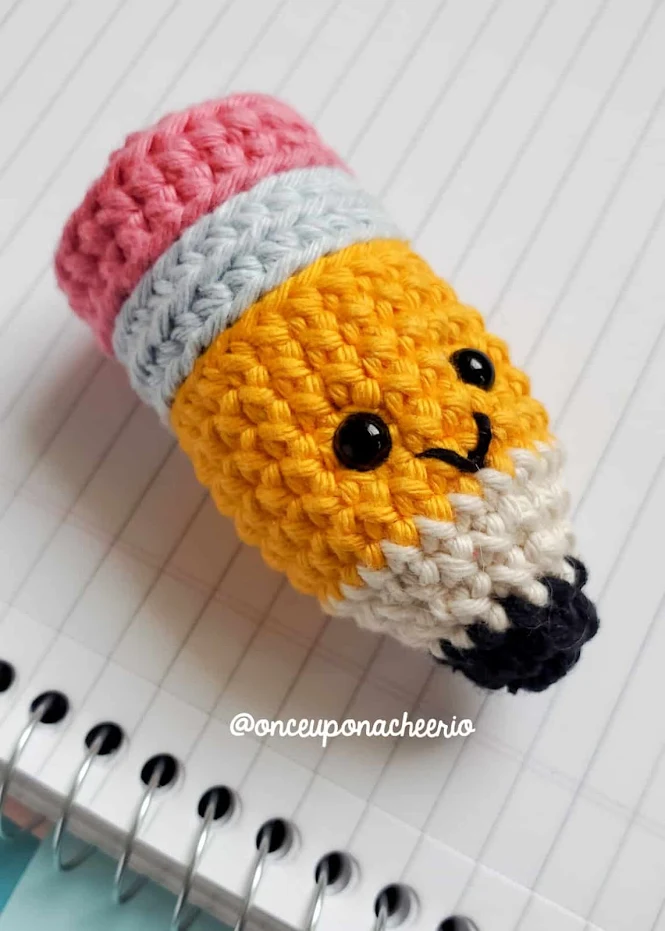 No Sew Amigurumi Pencil FREE Crochet Pattern