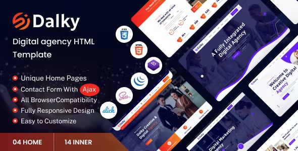 Best Digital Agency HTML Template