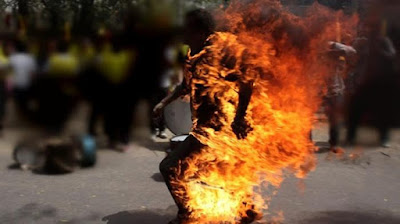 Ditemukan Dua Orang Tewas Terbakar Dirumah Dukun