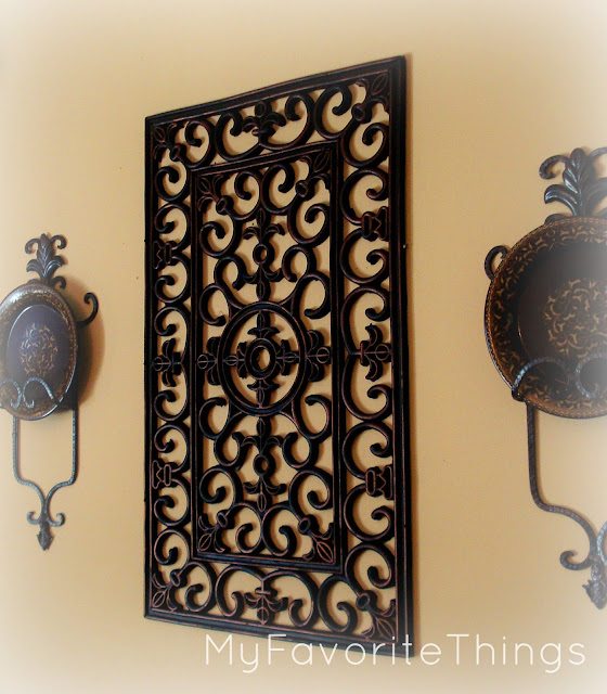 My Favorite Things  Wrought Iron Wall  Art 
