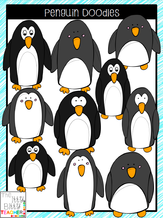 http://www.teacherspayteachers.com/Product/Clipart-Penguin-Doodles-1633546