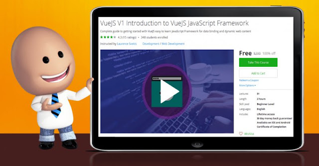 [100% Off] VueJS V1 Introduction to VueJS JavaScript Framework| Worth 200$