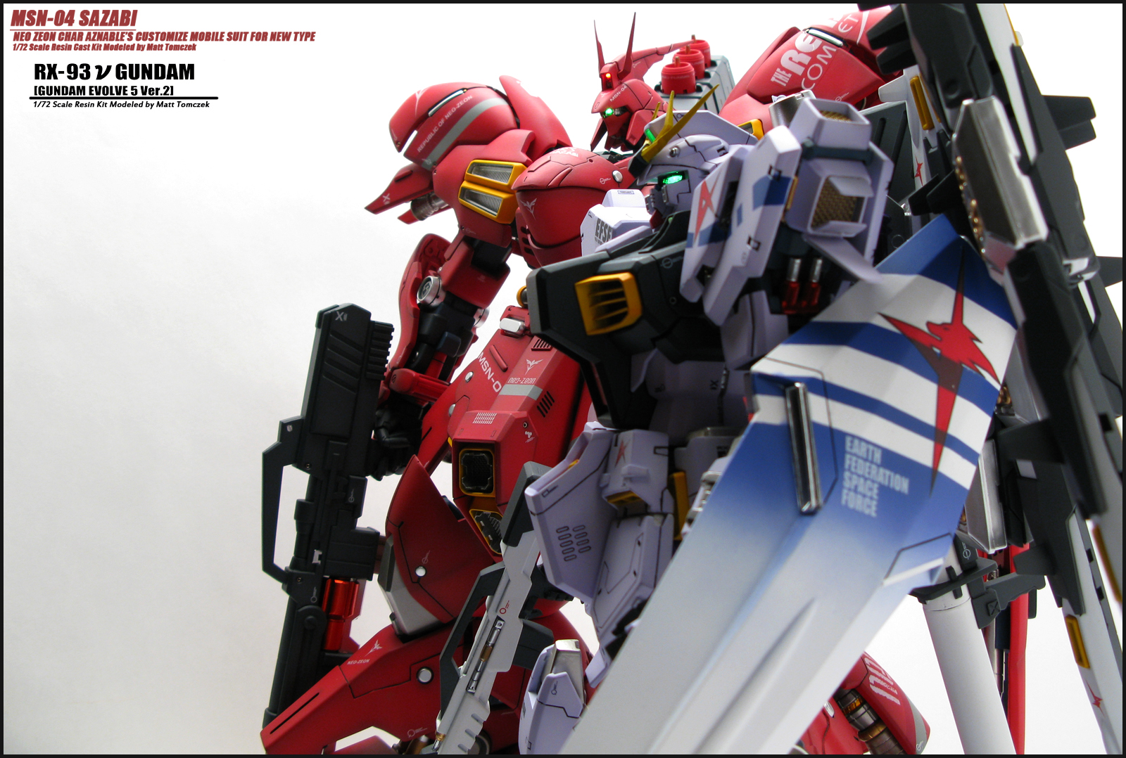 72 Sazabi and Nu Gundam resin kits | Gundam Kits Collection News and ...