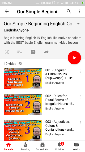 Belajar menguasai bahasa asing