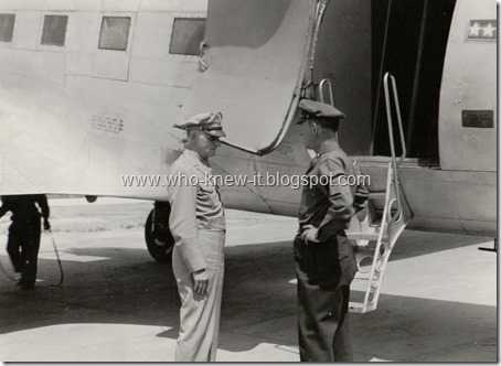 Gen Spastz and Colonel Stewart 1946