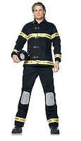 Fireman Firefighter Men's Halloween Costume