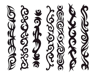 (image) Bicep Tribal Armband Tattoo (image) Maori Tribal Armband Tattoo