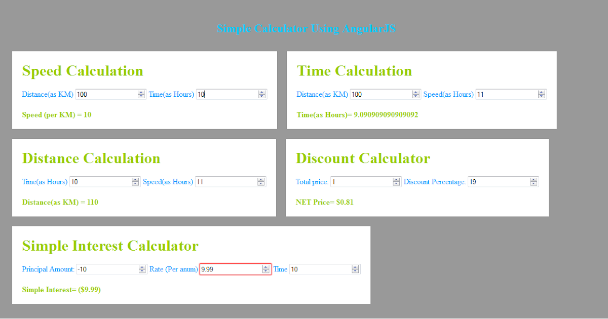 AngularJS Tutorial For Beginners: simple calculator using angularjs