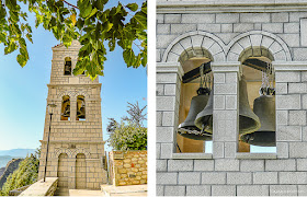 Campanário da igreja do Mosteiro de Agios Stephanous, Meteora, Grécia