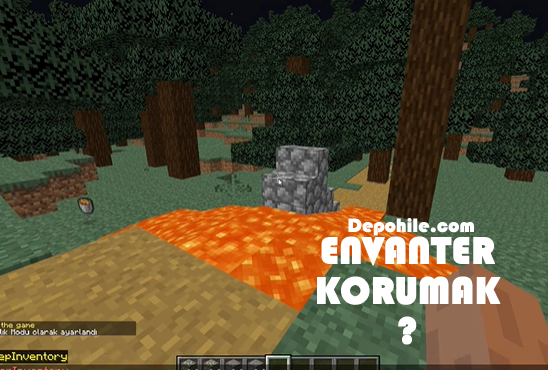 Minecraft Envanter Koruma Hilesi Kodu Aternos Sunucular 2023