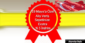  19 Mayıs'a Özel Nevrsim dünyasında Alışveriş Sepetine Ekstra % 5 İndirim...