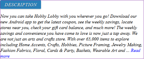 hobby lobby coupon mobile