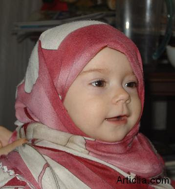 Cute Muslim babies girl pictures