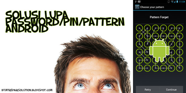 cara membuka pattern android
