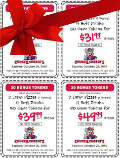 Free Printable Chuck E Cheese Coupons